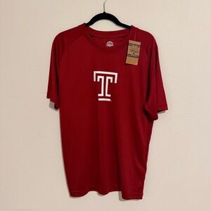 Rivalry threads Temple Owls t shirt red Medium NEW
